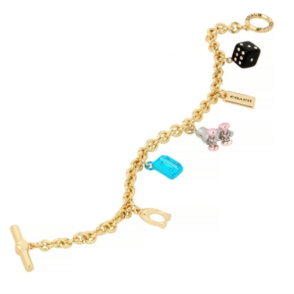 🛼Coach 70~80's Retro Multi Charm Bracelet - Picture 3 of 8
